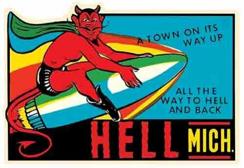Hell - Old Sticker